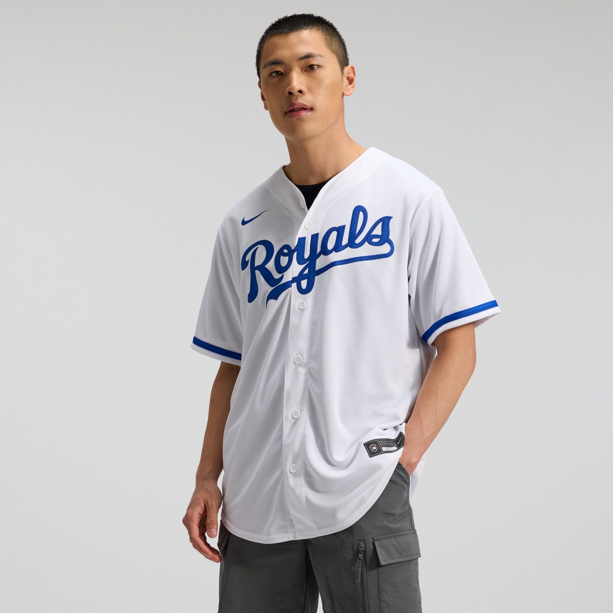 Kansas City Royals Bobby Witt Jr. Nike White Home Replica Player Jersey