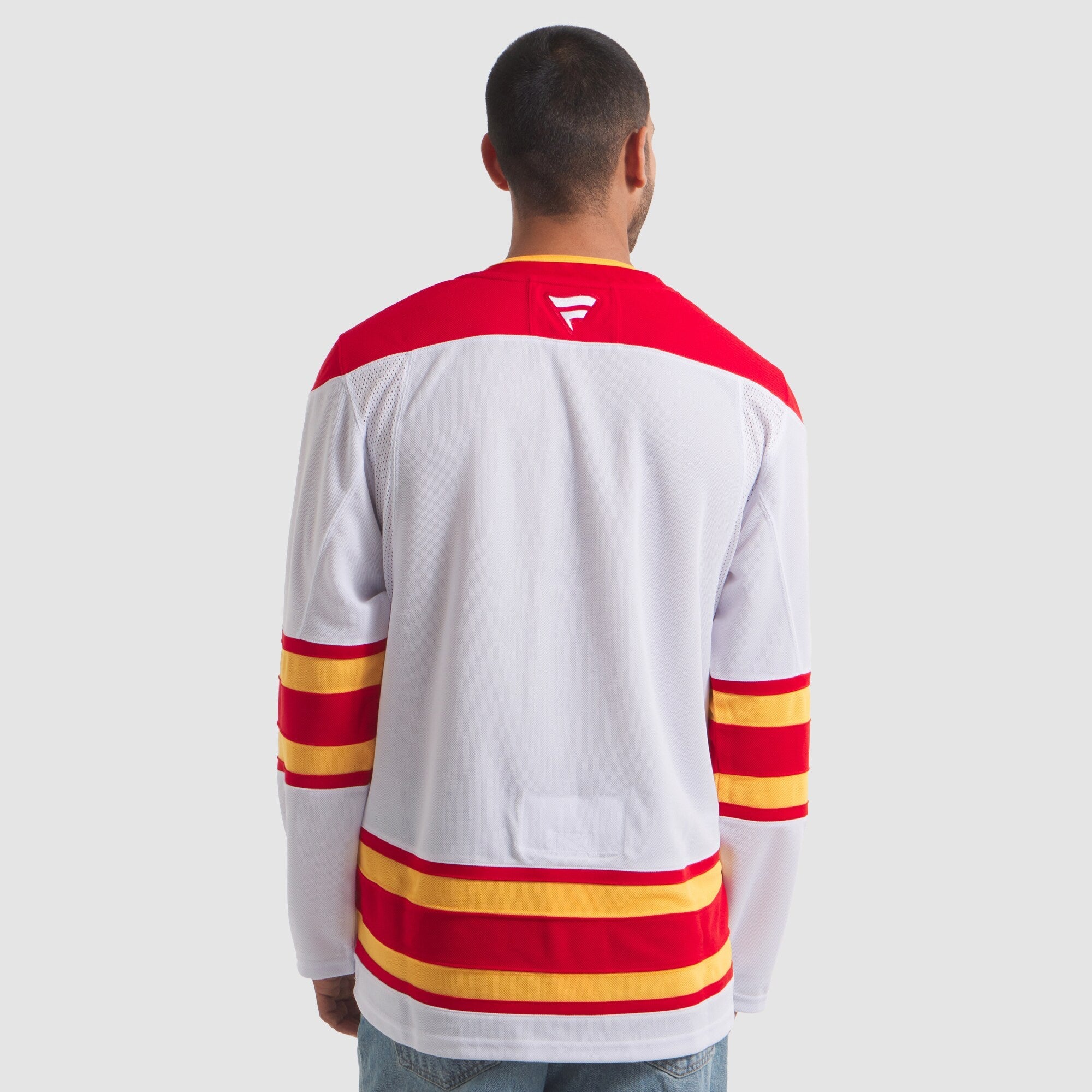 Calgary Flames Fanatics White Away Premium Jersey