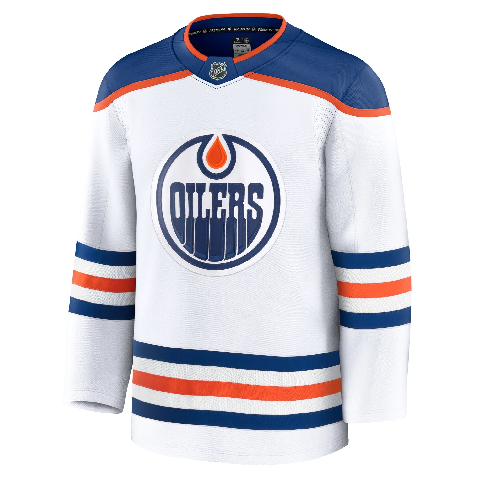 Edmonton Oilers Fanatics White Away Premium Jersey