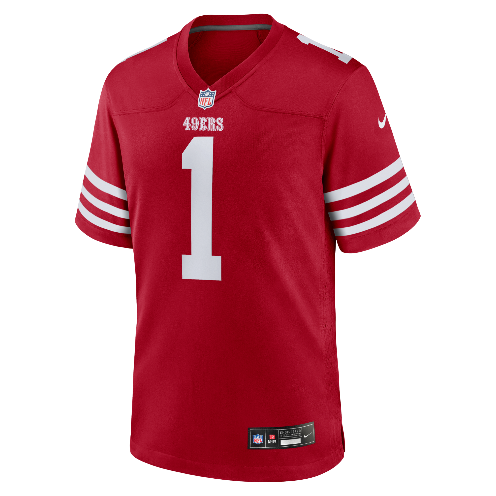 San Francisco 49ers Ricky Pearsall Nike Scarlet Team Game Jersey