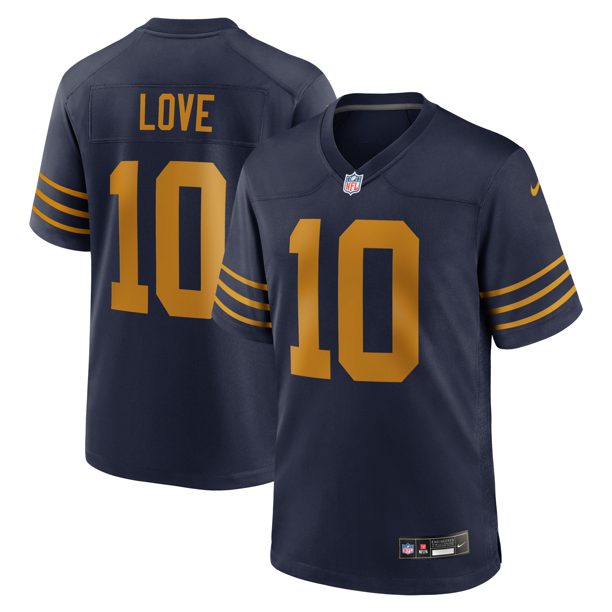 Green Bay Packers Jordan Love Nike Navy The 1923 Classic Game Jersey