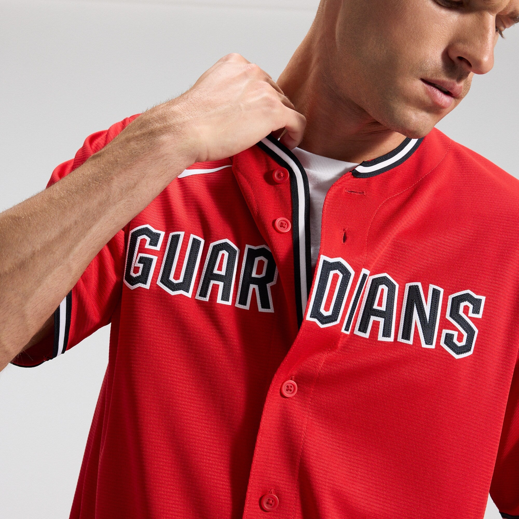 Cleveland Guardians Nike Red Alternate 2 Replica Jersey
