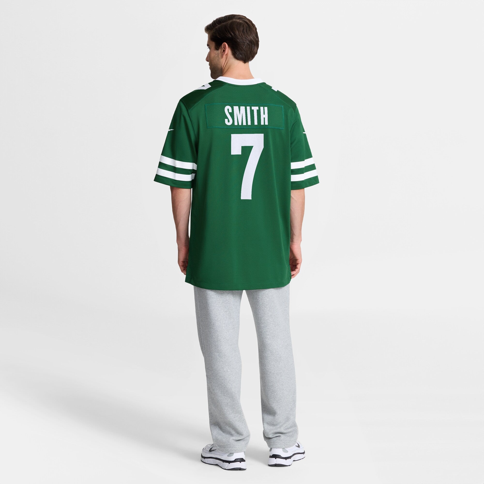 New York Jets Geno Smith Nike Legacy Green Game Jersey