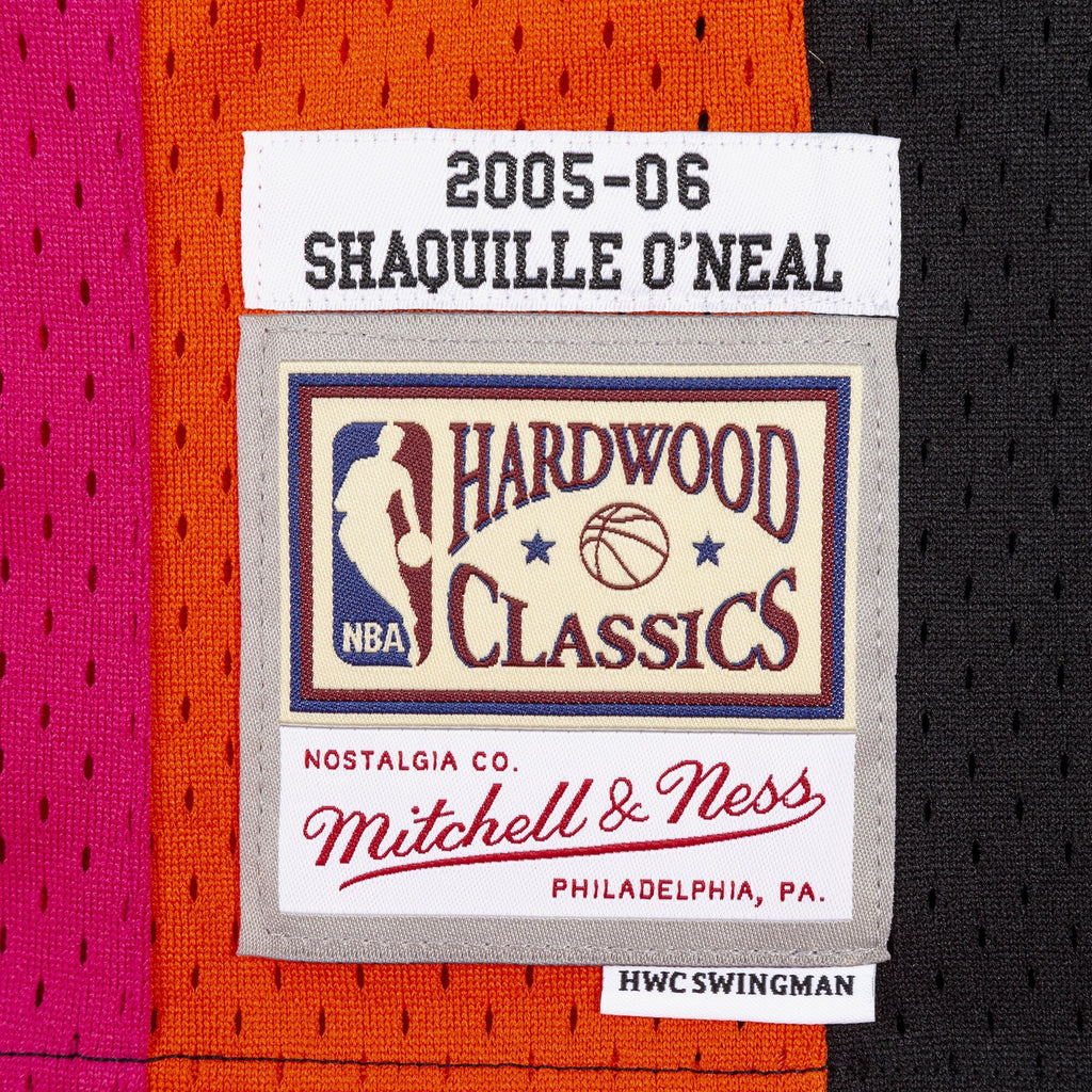 Miami Heat Mitchell & Ness Shaquille O'Neal 2005 Swingman Authentic Jersey - Black