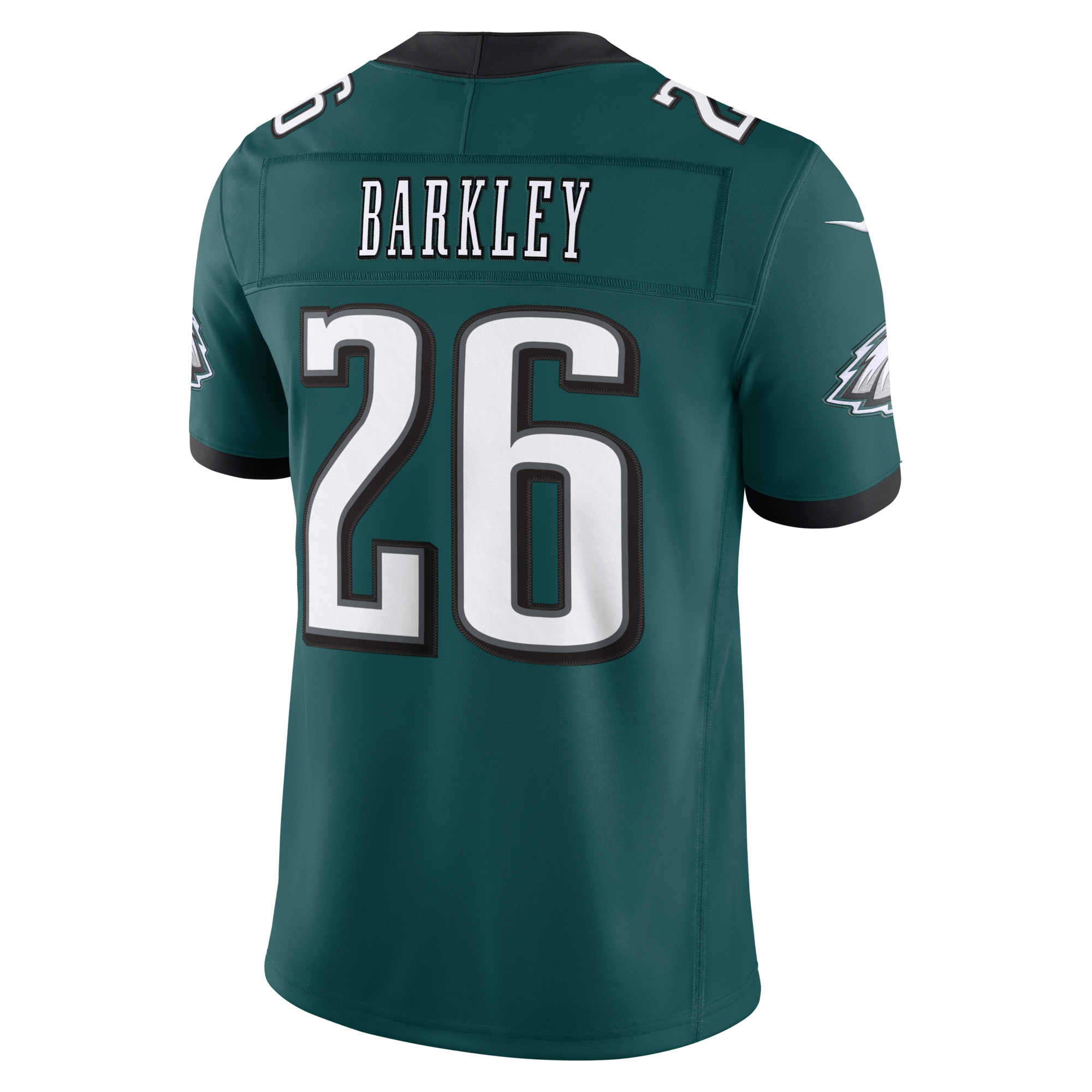 Philadelphia Eagles Saquon Barkley Nike Midnight Green Team Vapor F.U.S.E. Stitched Limited Jersey