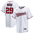 Washington Nationals James Wood Nike White Home Replica Jersey