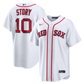 Boston Red Sox Trevor Story Nike White Home Replica Jersey