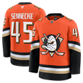 Anaheim Ducks Beckett Sennecke Fanatics Orange Home Premium Jersey