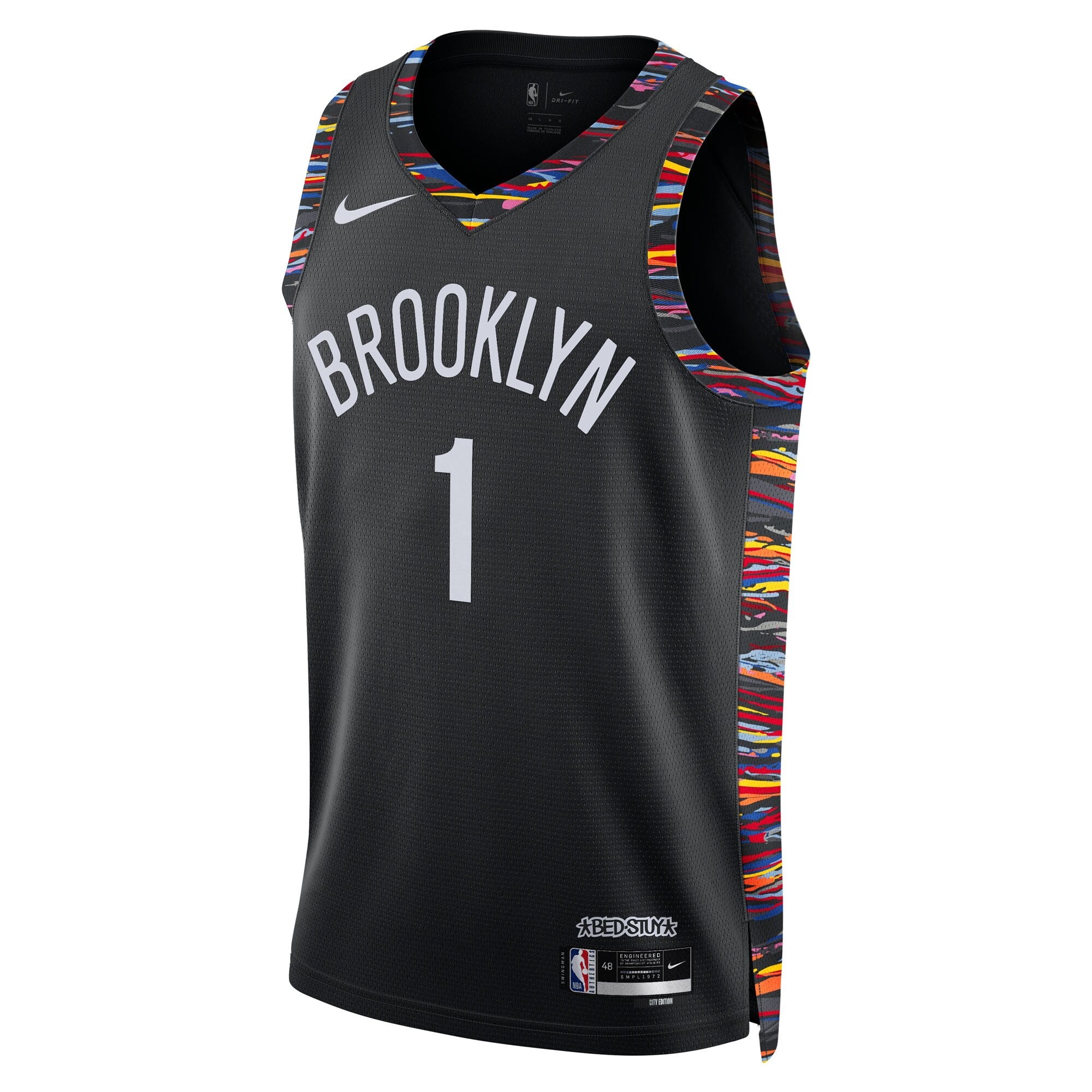 Brooklyn Nets Nike 2025/26 City Edition Swingman Jersey - Black - Ziaire Williams