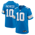 Detroit Lions Isiah Pacheco Nike Blue Team Game Jersey