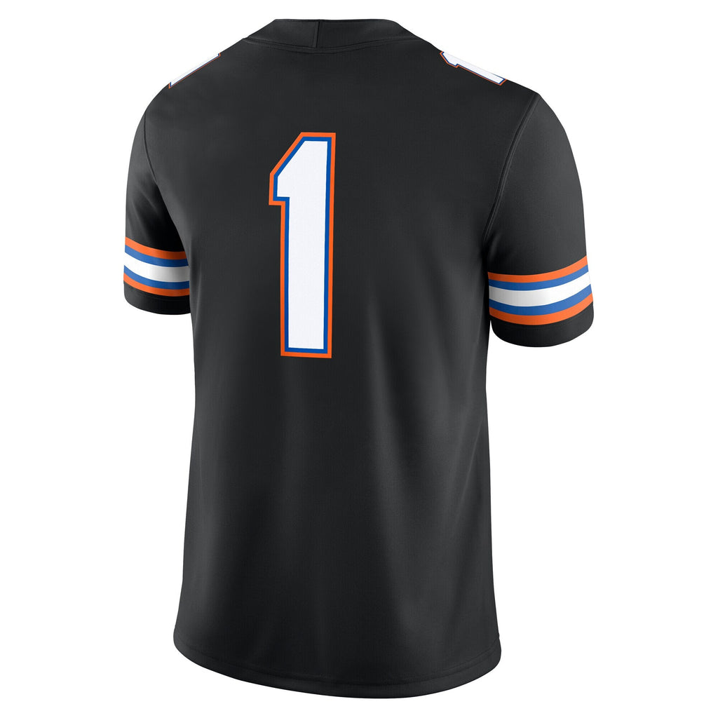 Jordan Brand #1 Black Florida Gators Alternate Game Jersey