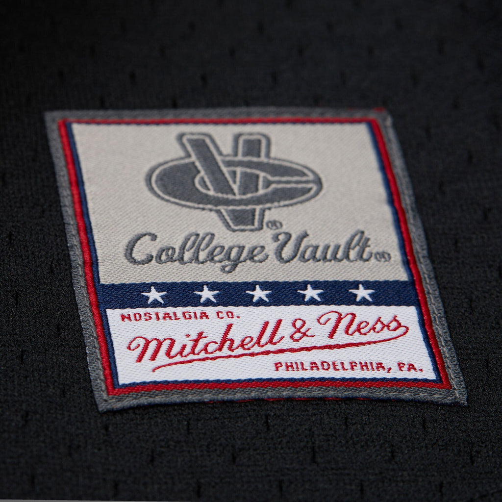 Mitchell & Ness Black Alabama Crimson Tide On The Clock Full-Button Fashion Jersey