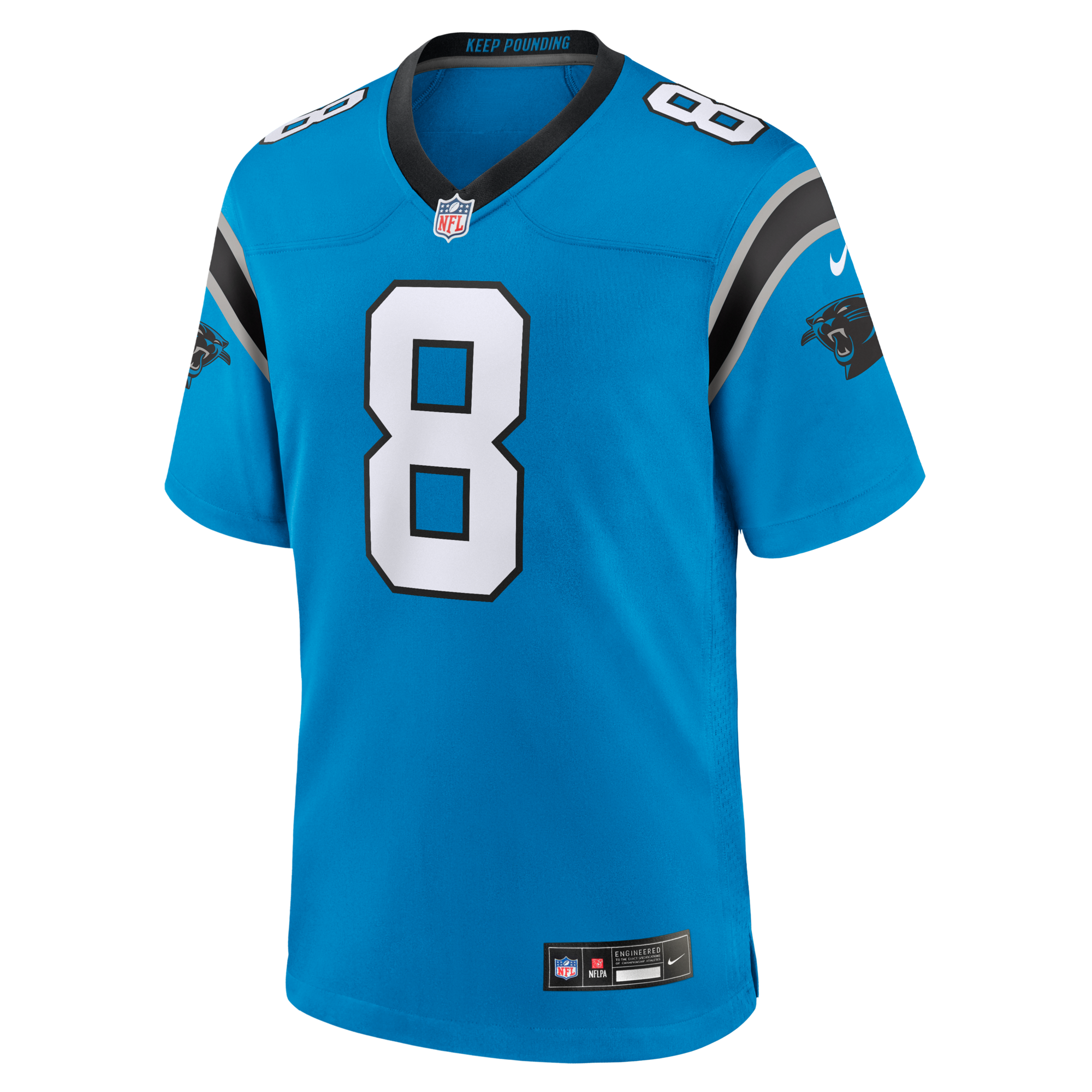 Carolina Panthers Jaycee Horn Nike Blue Alternate Game Jersey