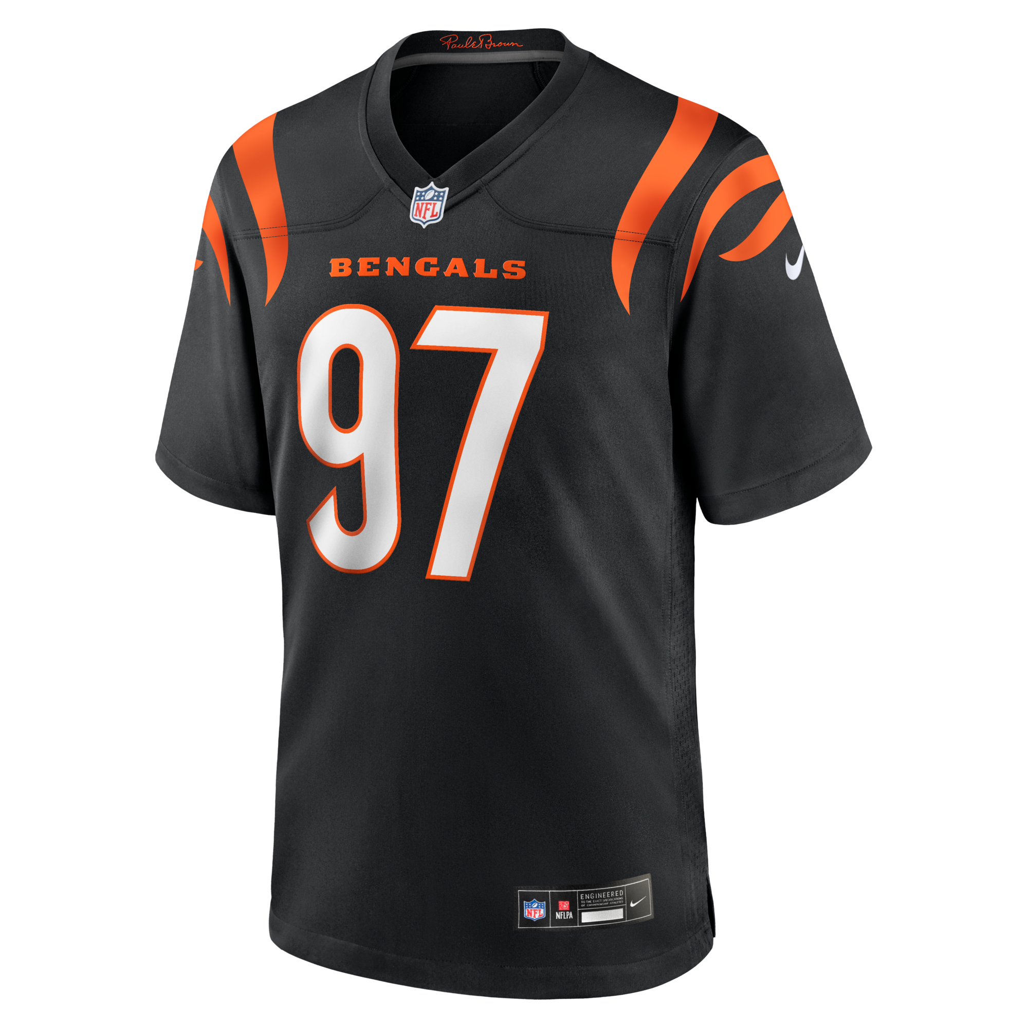 Cincinnati Bengals Dexter Lawrence II Nike Black Game Jersey