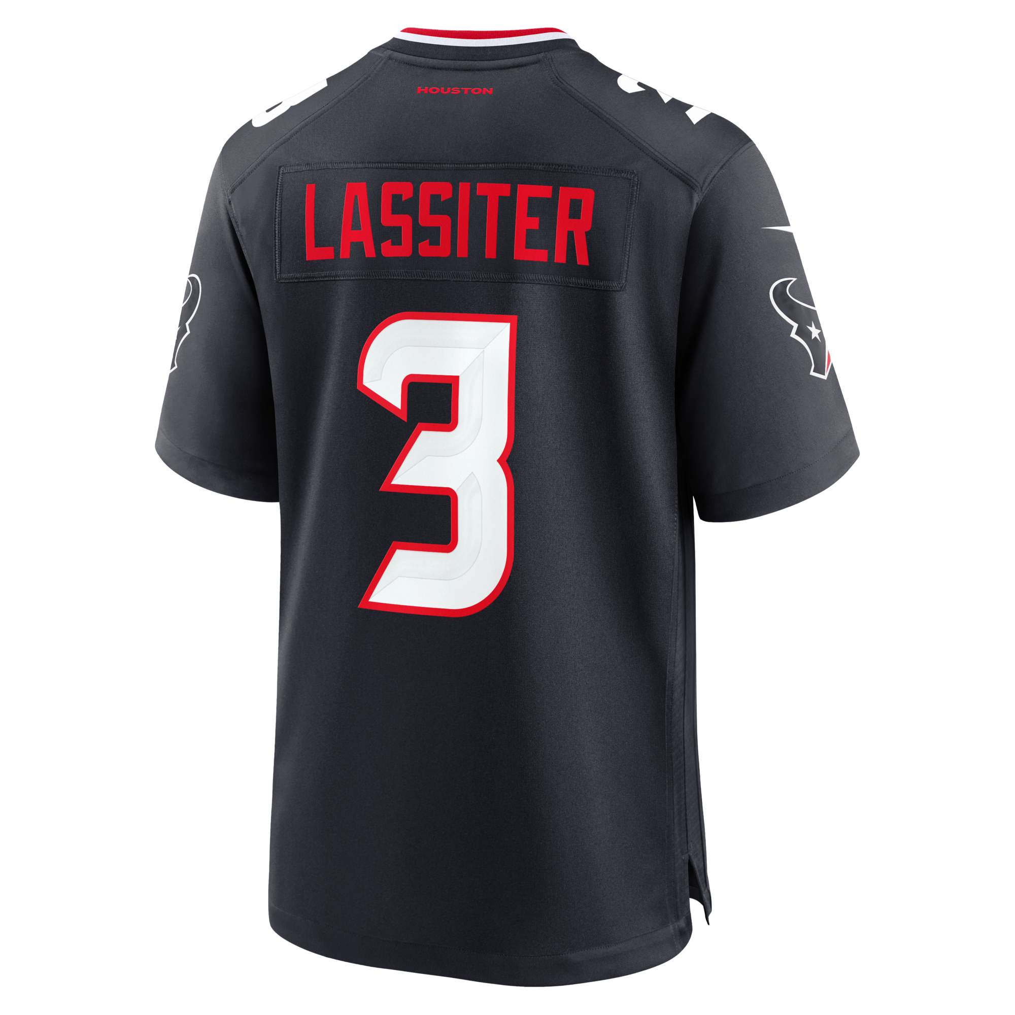 Houston Texans Kamari Lassiter Nike Navy Team Game Jersey