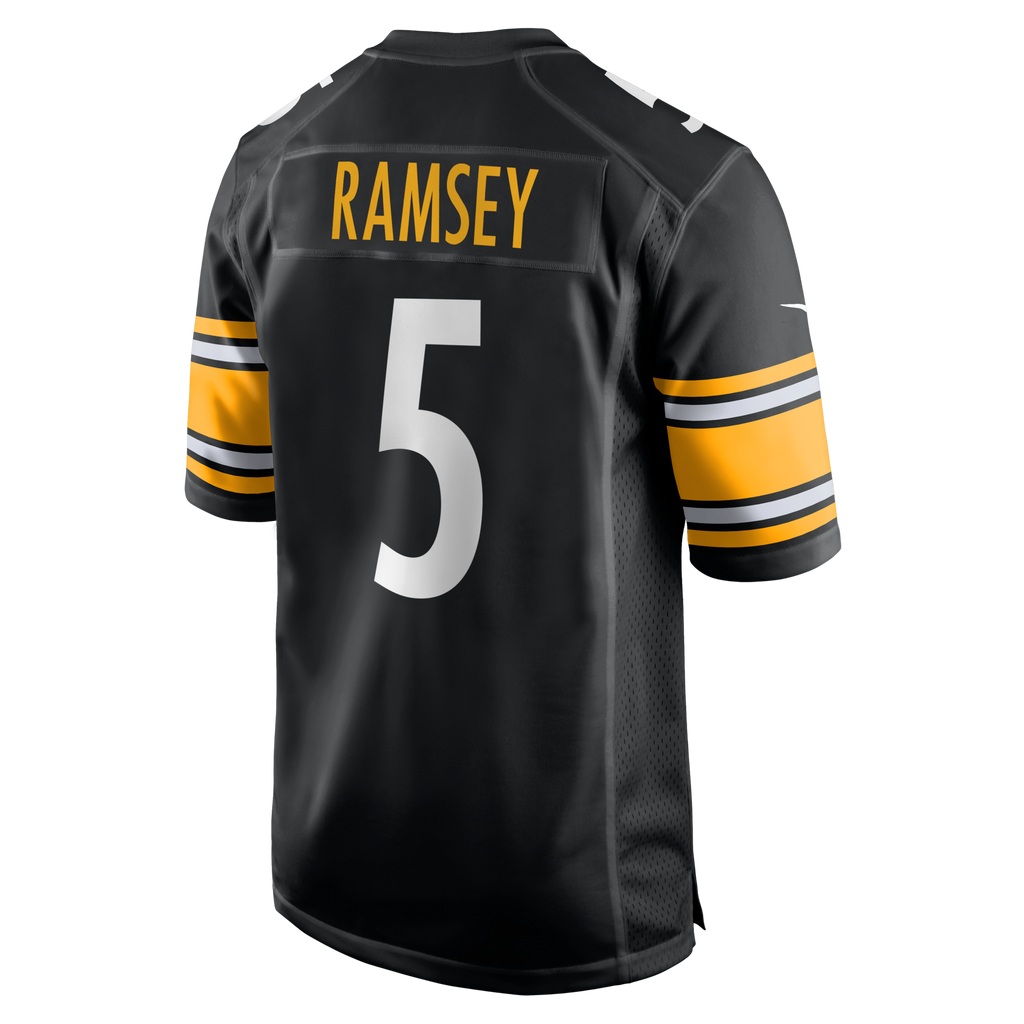 Pittsburgh Steelers Jalen Ramsey Nike Black Team Game Jersey