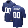 New York Giants Nike Royal Custom Game Jersey