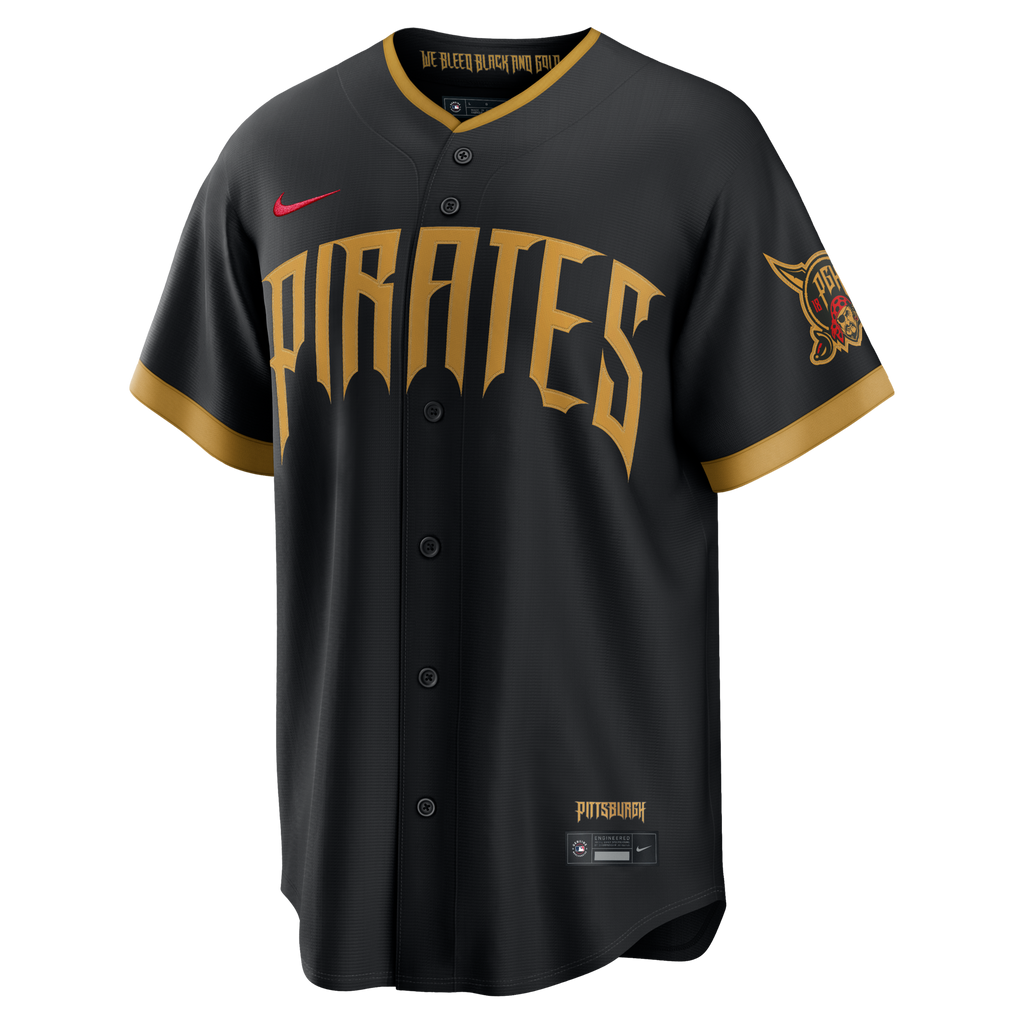 Pittsburgh Pirates Oneil Cruz Nike Black 2026 City Connect Stadium Jersey