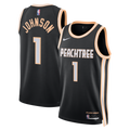 Nike Atlanta Hawks 2025/26 Nike City Edition Swingman Jersey - Black - Jalen Johnson