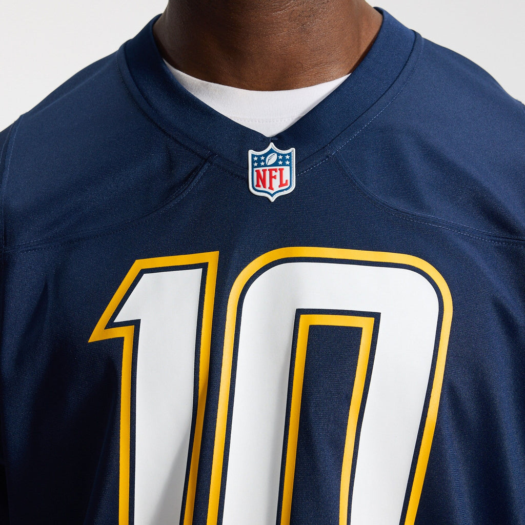 Los Angeles Chargers Justin Herbert Nike Navy Alternate Super Chargers Game Player Jersey