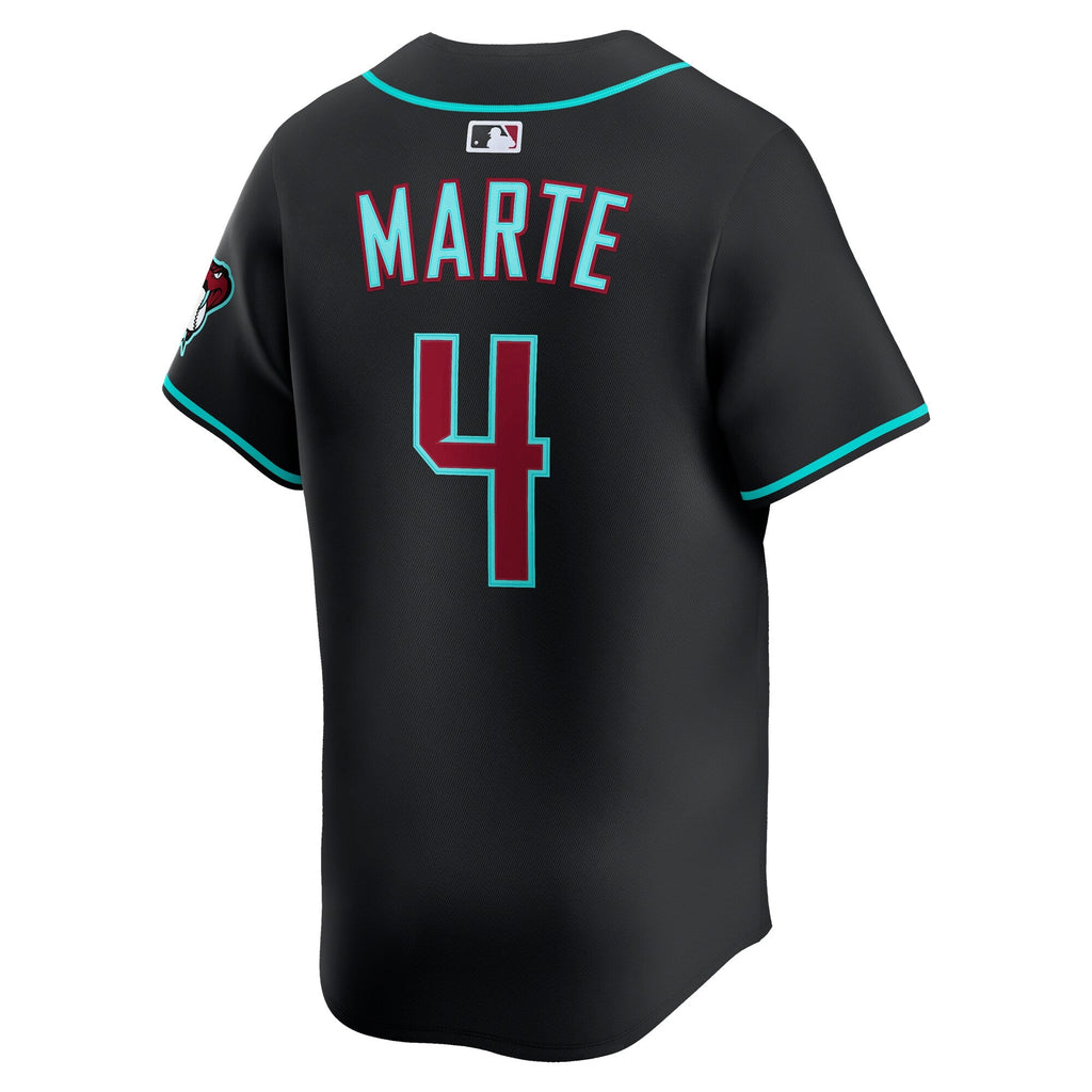 Arizona Diamondbacks Ketel Marte Nike Black Alternate Limited Jersey