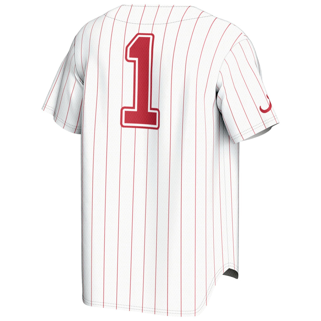 GameDay Greats #1 White Alabama Crimson Tide Lightweight Baseball Fashion Jersey