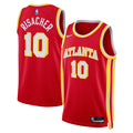 Atlanta Hawks Nike Icon Swingman Jersey - Red - Zaccharie Risacher