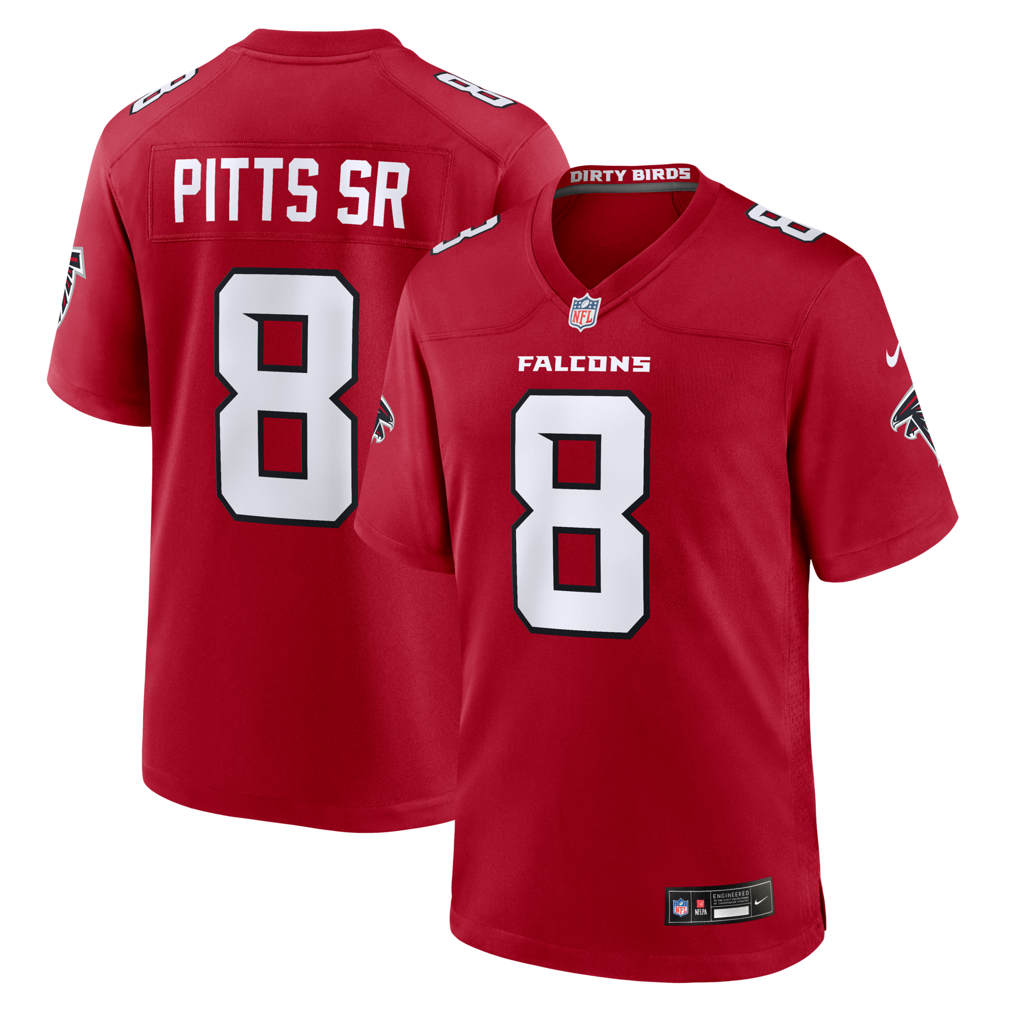 Atlanta Falcons Kyle Pitts Sr. Nike Red Game Jersey