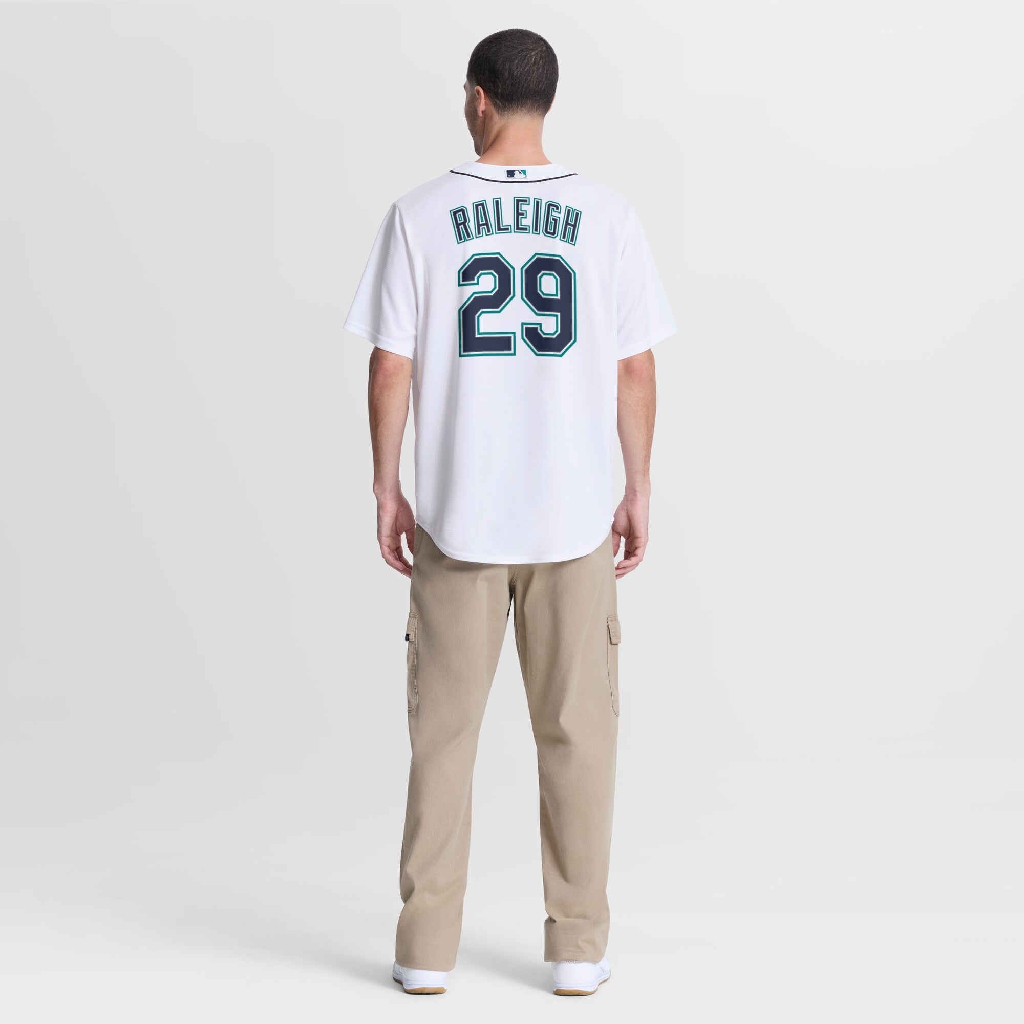 Seattle Mariners Cal Raleigh Nike White Home Replica Jersey