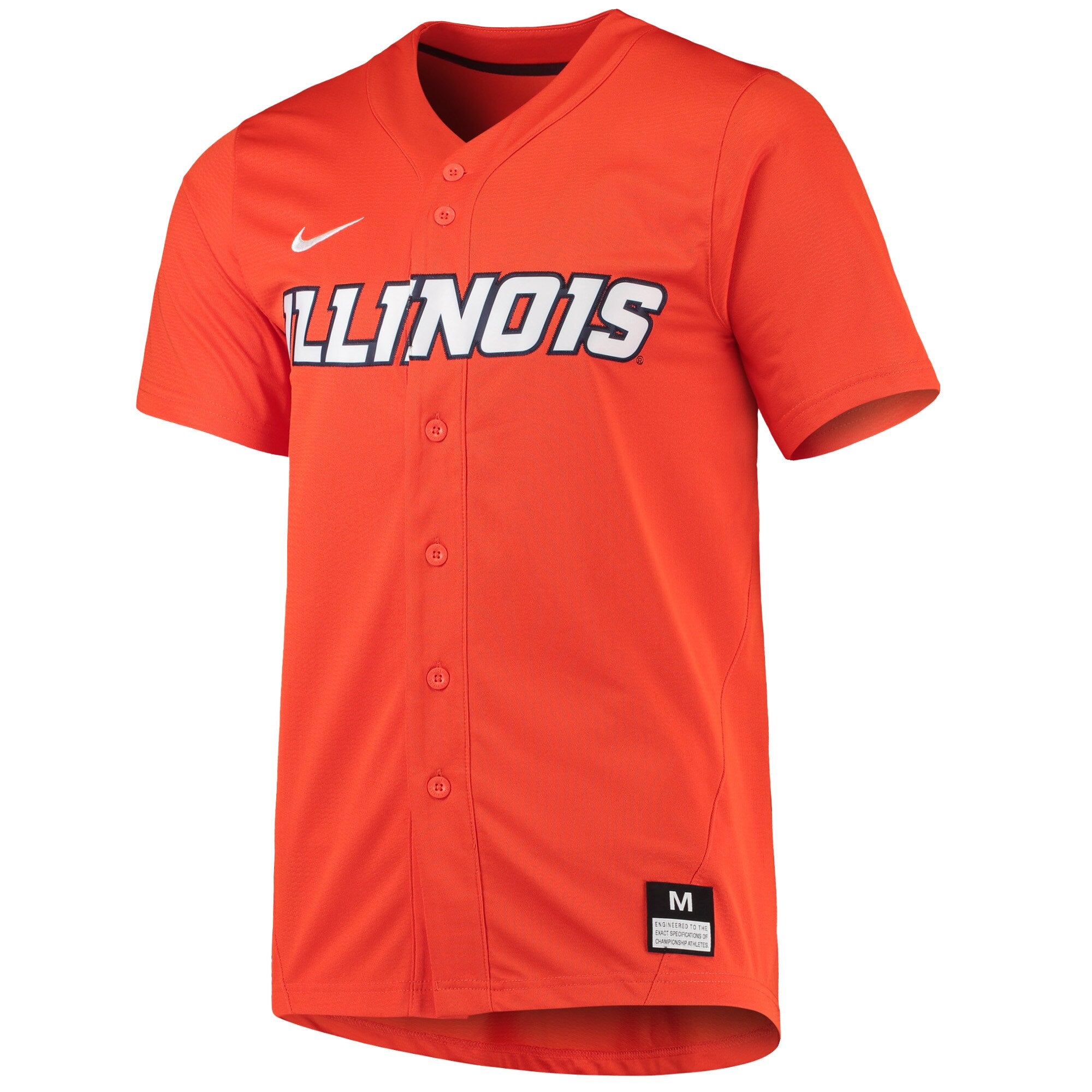 Nike Orange Illinois Fighting Illini Replica Baseball Jersey