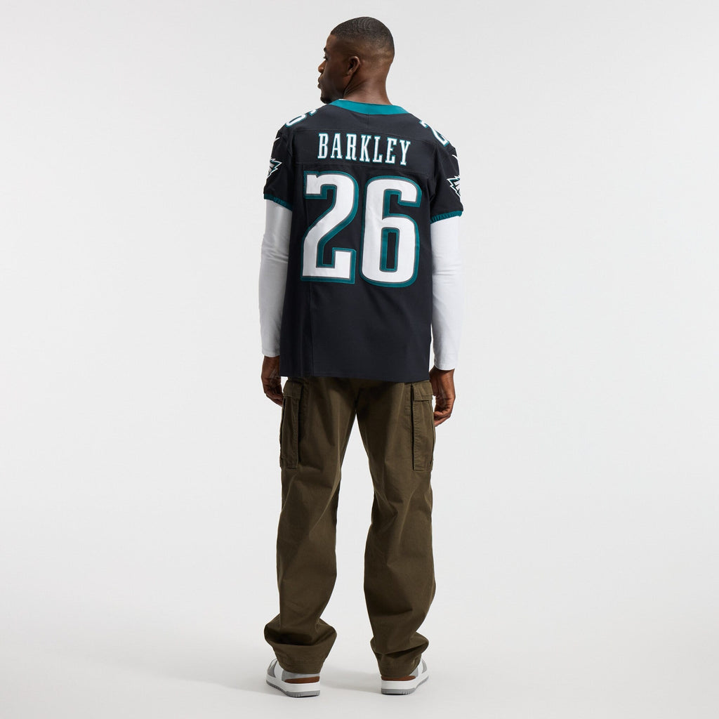 Philadelphia Eagles Saquon Barkley Nike Black Alternate Vapor F.U.S.E. Elite Jersey