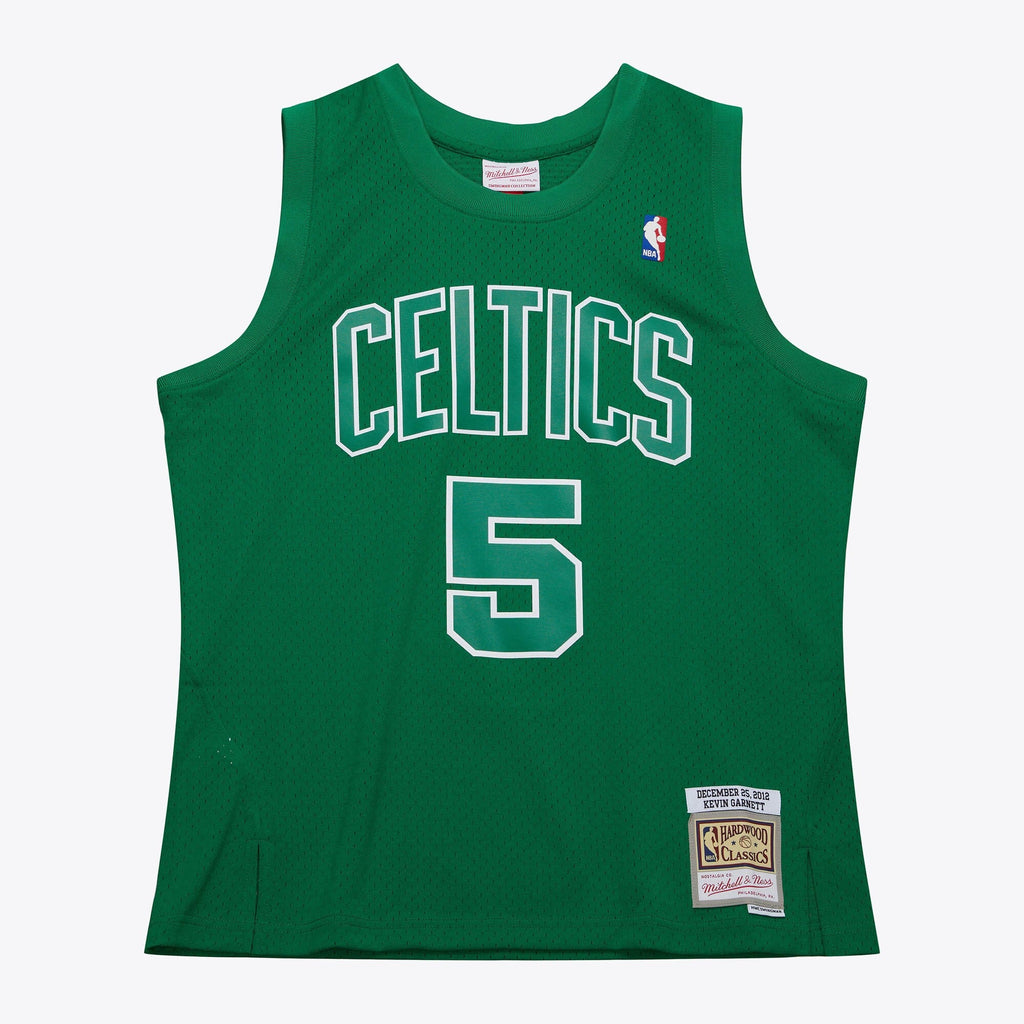 Boston Celtics Mitchell & Ness Kevin Garnett 2012 Day Authentic Jersey - Kelly Green