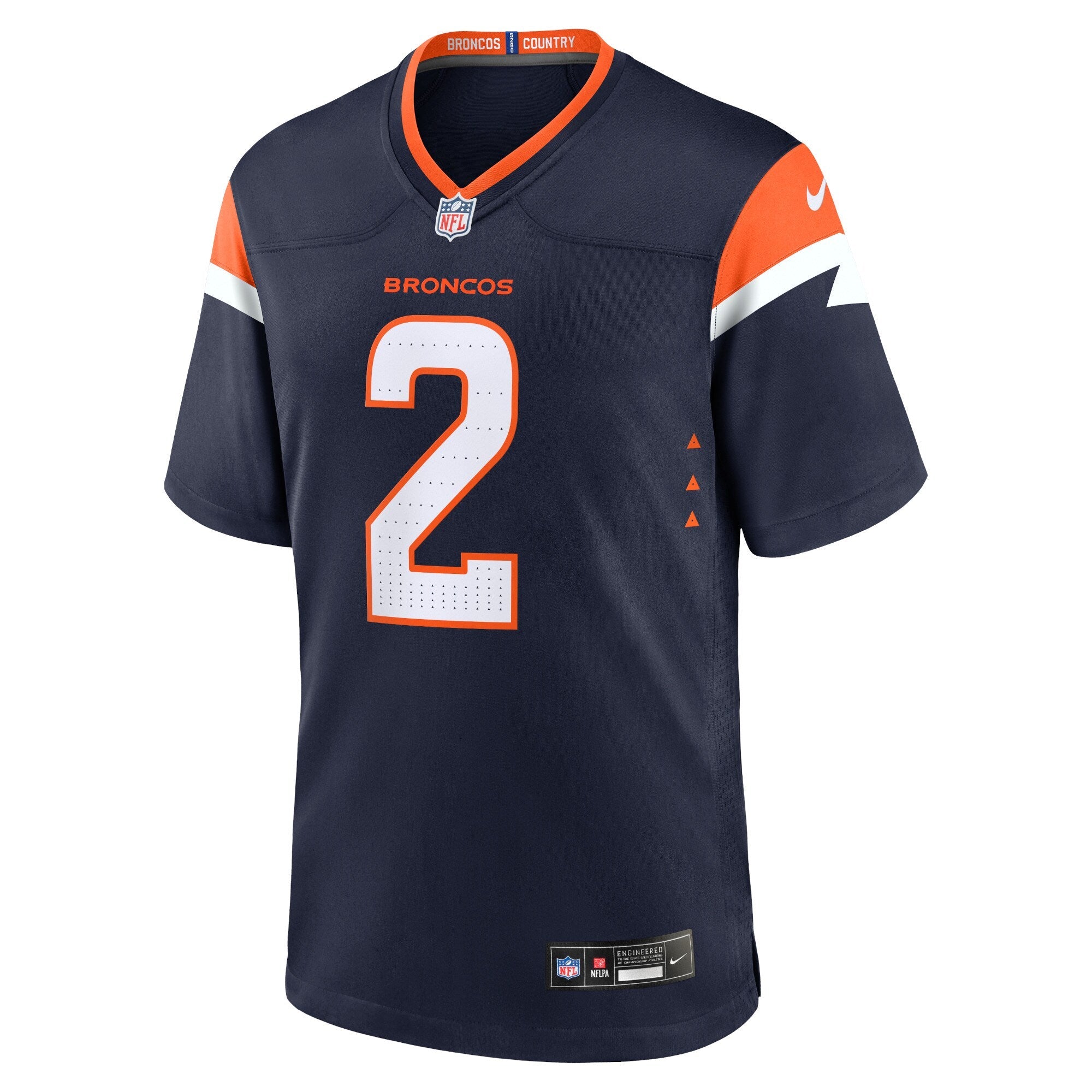 Denver Broncos Patrick Surtain II Nike Navy Alternate Game Jersey