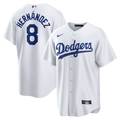 Los Angeles Dodgers Enrique Hernández Nike White Home Replica Jersey