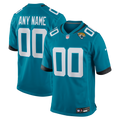 Jacksonville Jaguars Nike Teal Custom Game Jersey