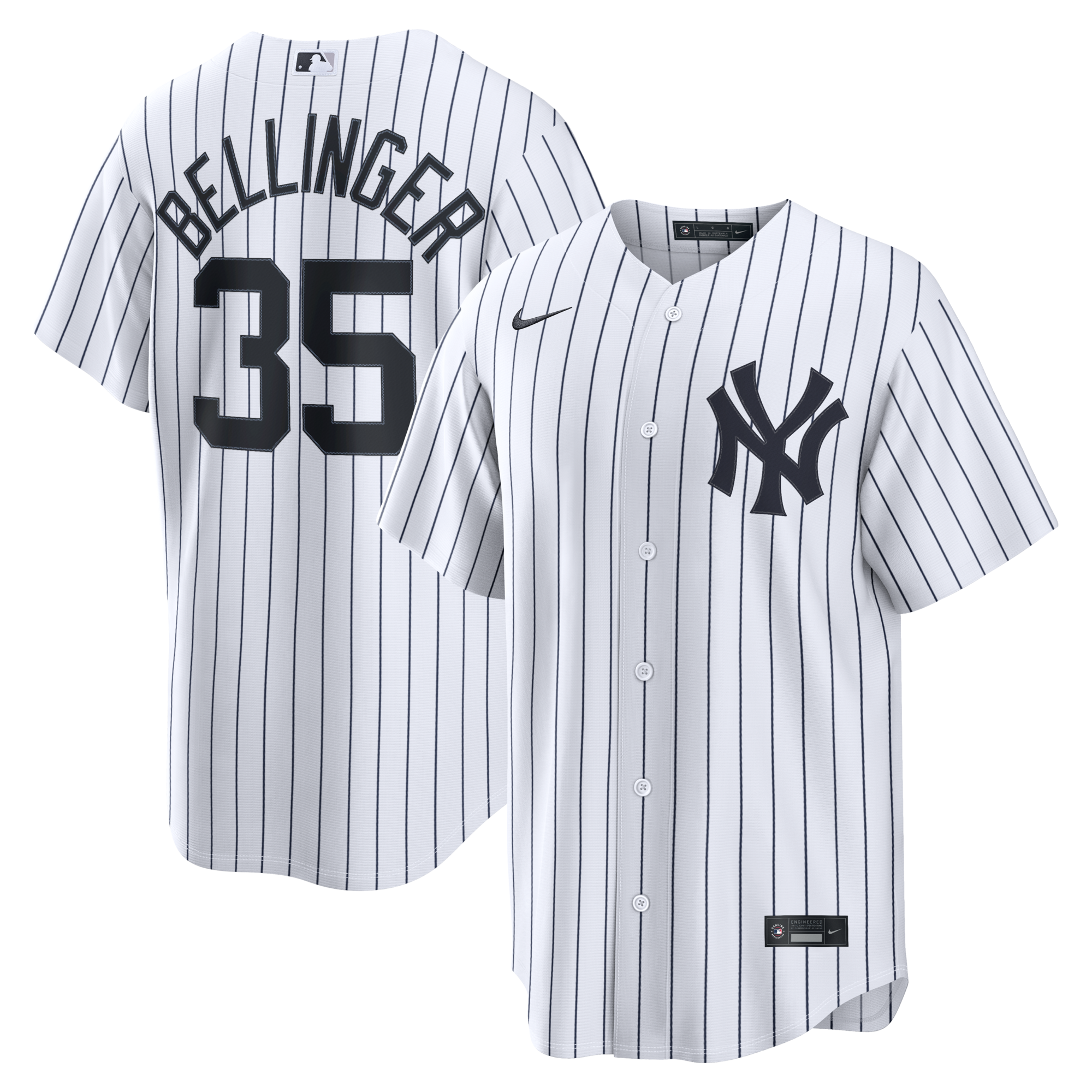 New York Yankees Cody Bellinger Nike White Home Replica Jersey