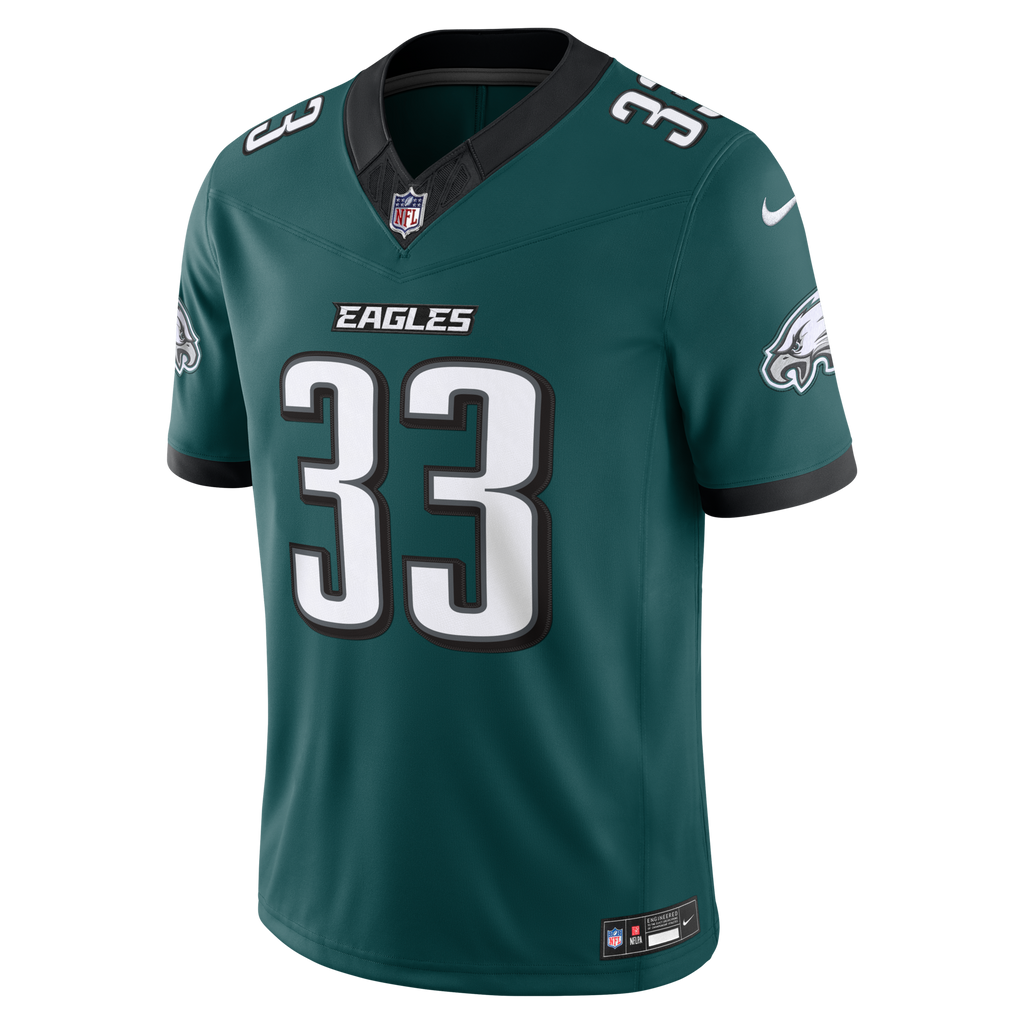 Philadelphia Eagles Cooper DeJean Nike Midnight Green Team Vapor F.U.S.E. Stitched Limited Jersey