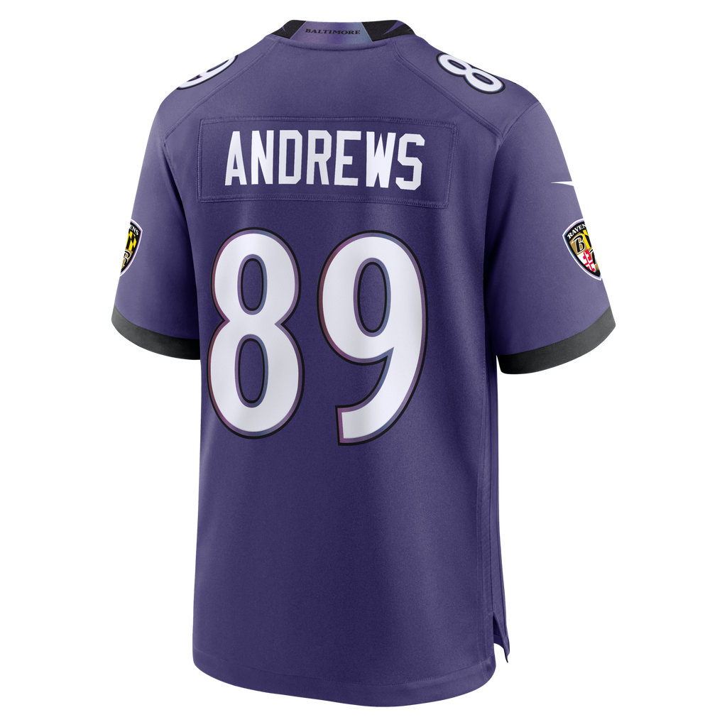 Baltimore Ravens Mark Andrews Nike Purple Team Game Jersey