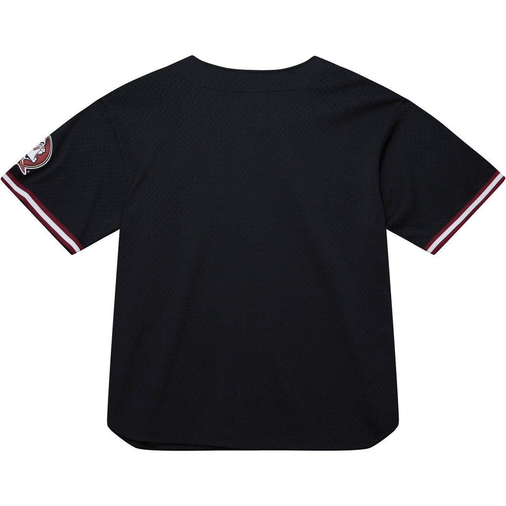 Mitchell & Ness Black Florida State Seminoles On The Clock Full-Button Fashion Jersey