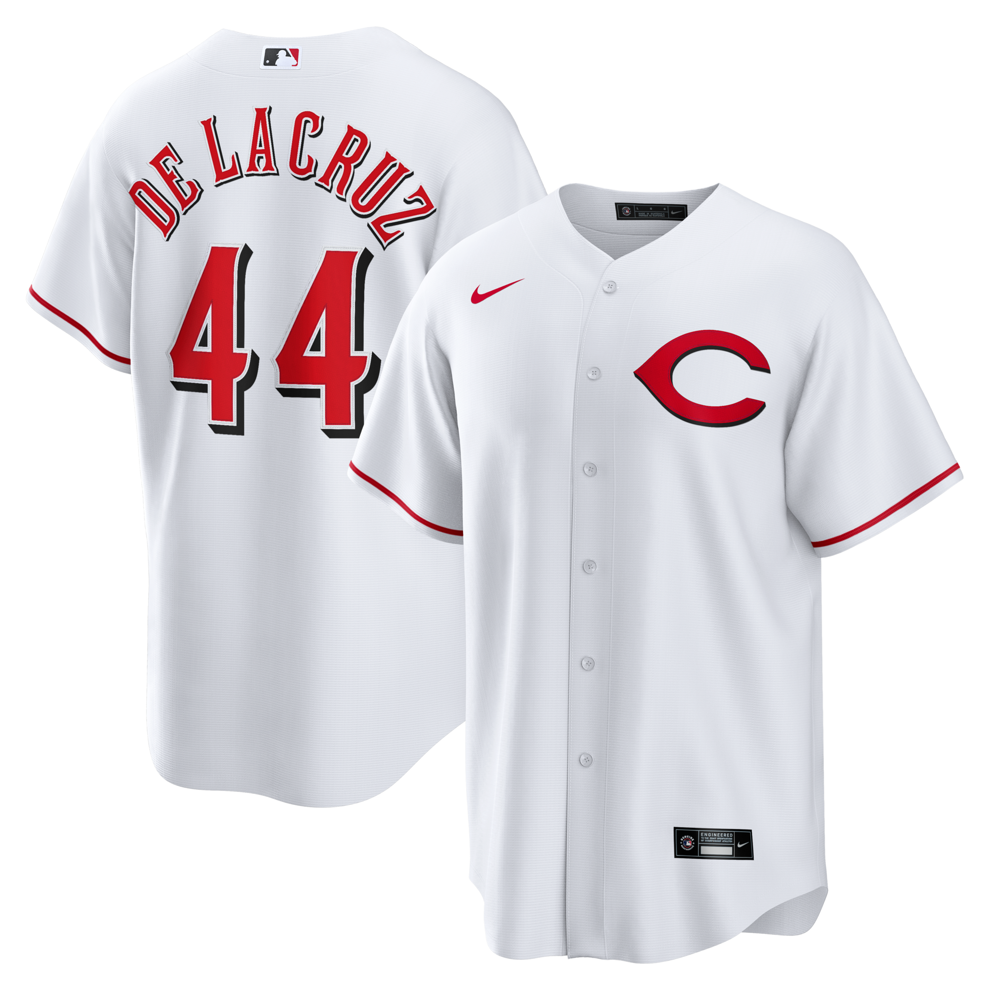Cincinnati Reds Elly De La Cruz Nike White Alternate 2 Replica Jersey