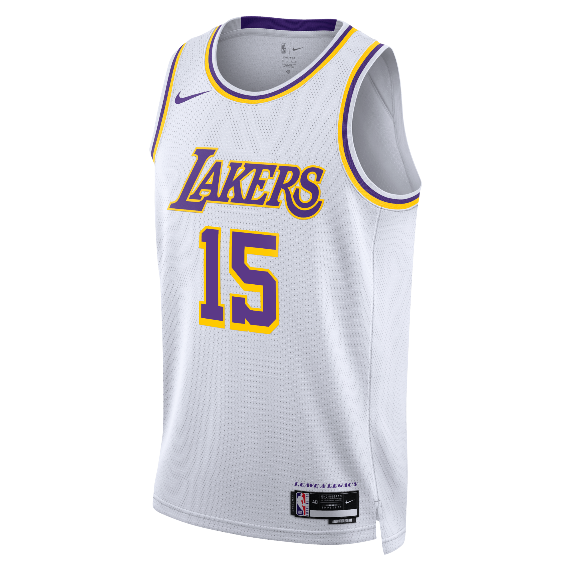 Los Angeles Lakers Nike Association Edition Swingman Jersey - White - Austin Reaves