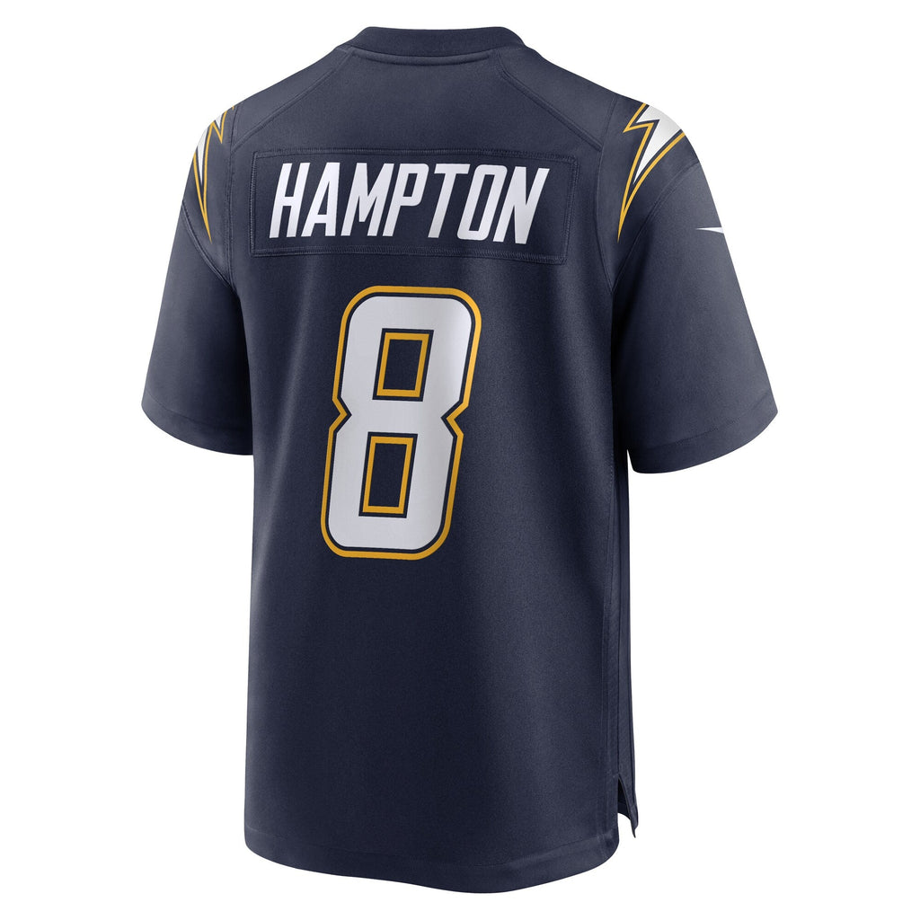 Los Angeles Chargers Omarion Hampton Nike Navy Alternate Super Chargers Game Player Jersey