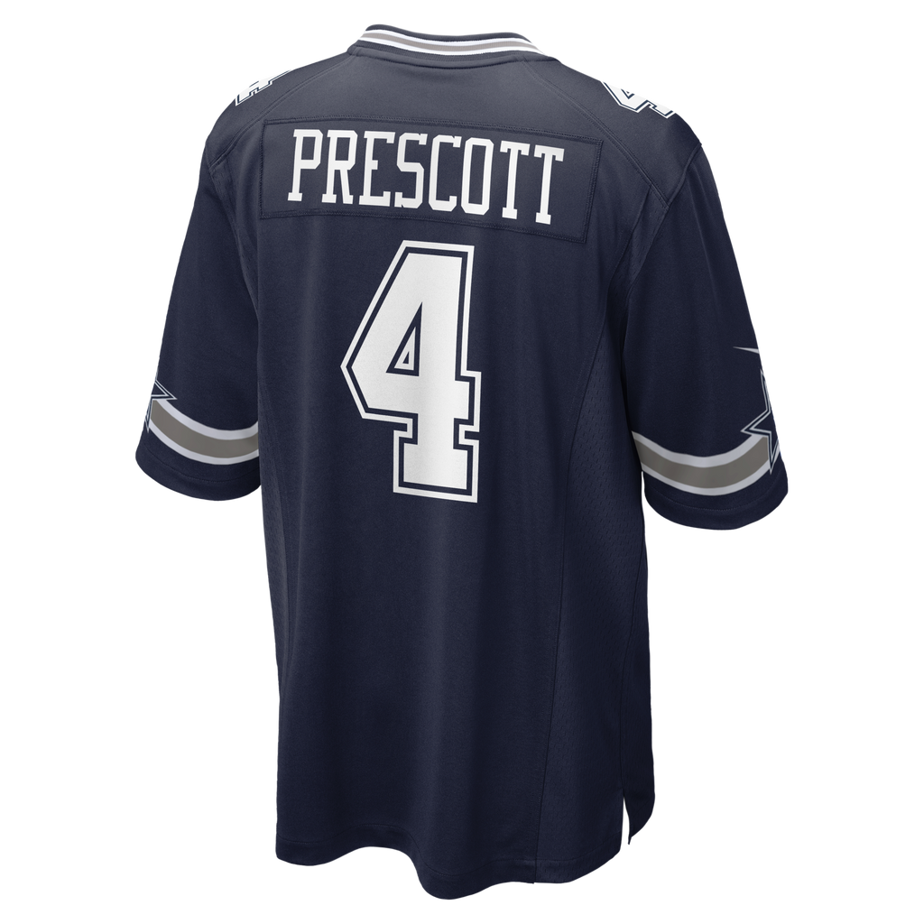 Dallas Cowboys Dak Prescott Nike Navy Game Team Jersey