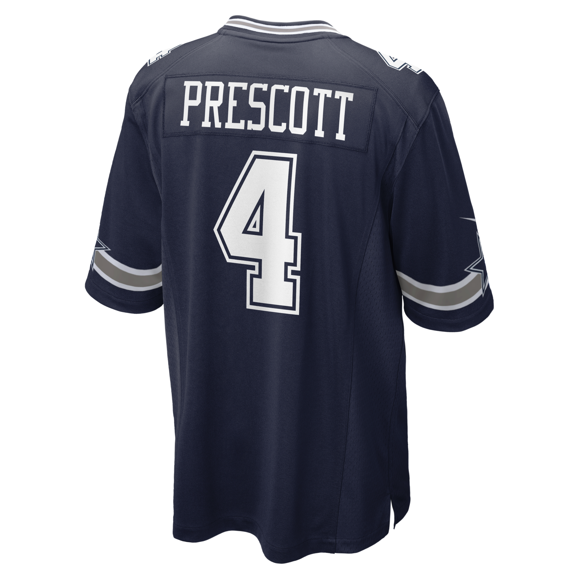Dallas Cowboys Dak Prescott Nike Navy Game Team Jersey