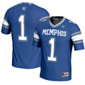 GameDay Greats #1 Royal Memphis Tigers Endzone Football Jersey
