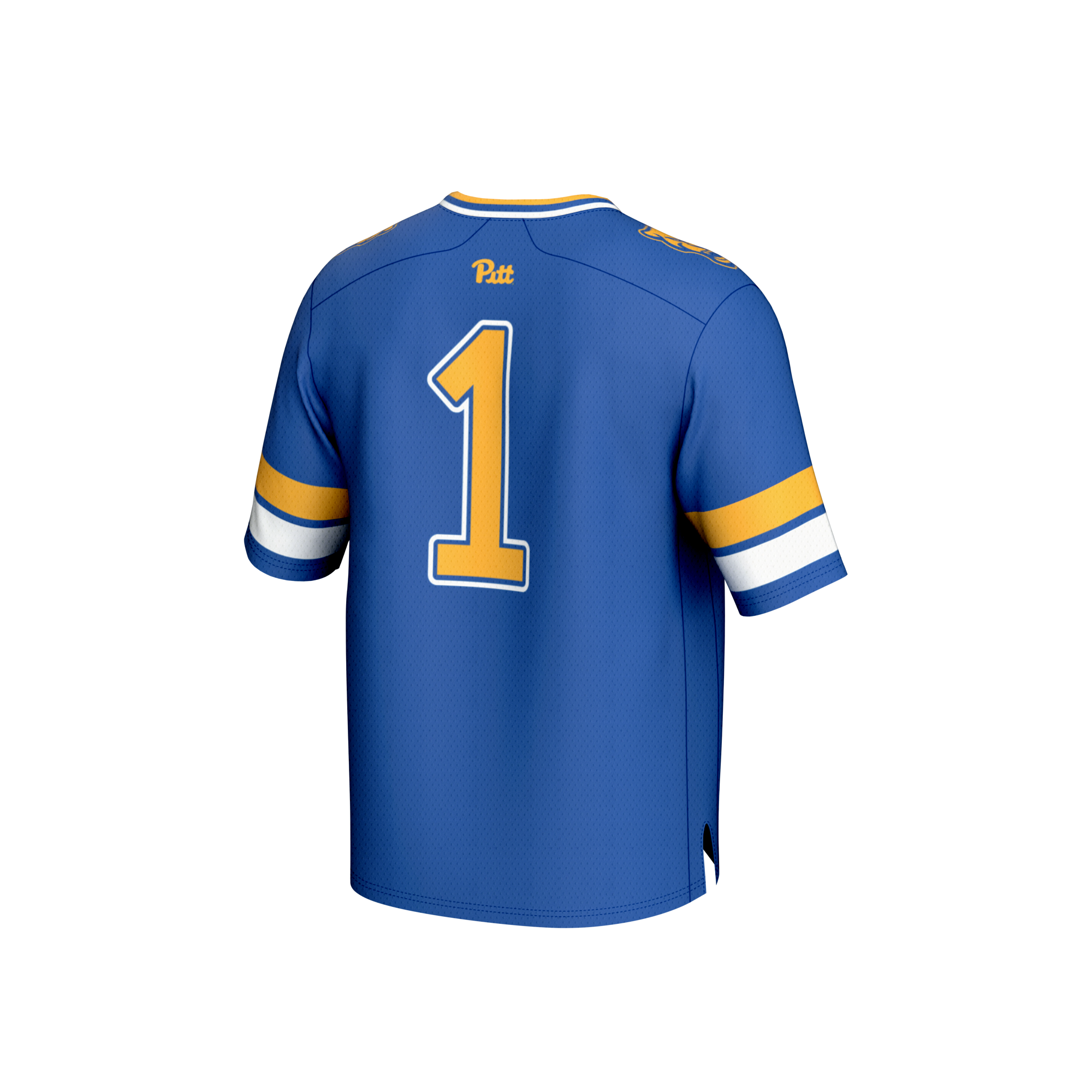 GameDay Greats #1 Royal Pitt Panthers Lightweight Collegiate Football Fashion Jersey
