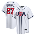 USA Baseball Tarik Skubal Nike White 2026 World Baseball Classic Home Stadium Jersey