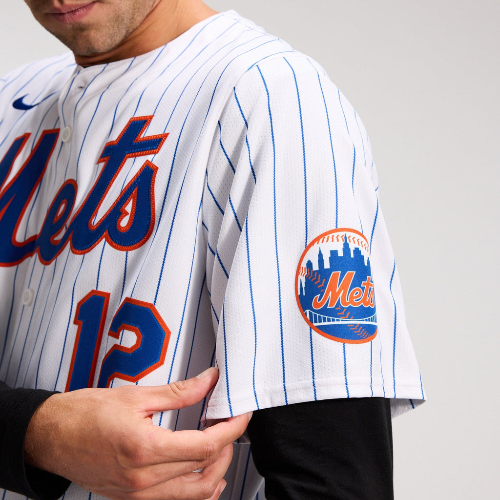 New York Mets Francisco Lindor Nike White Home Limited Jersey