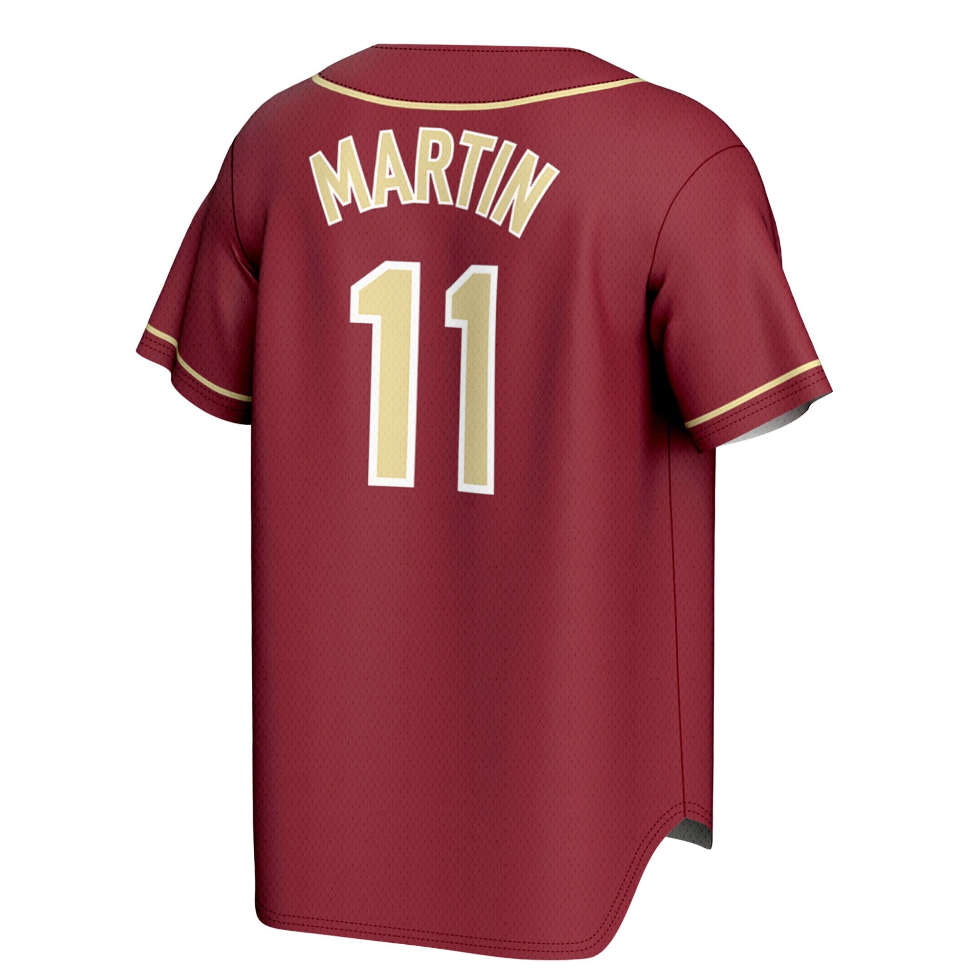 GameDay Greats Mike Martin Garnet Florida State Seminoles Lightweight Baseball Jersey