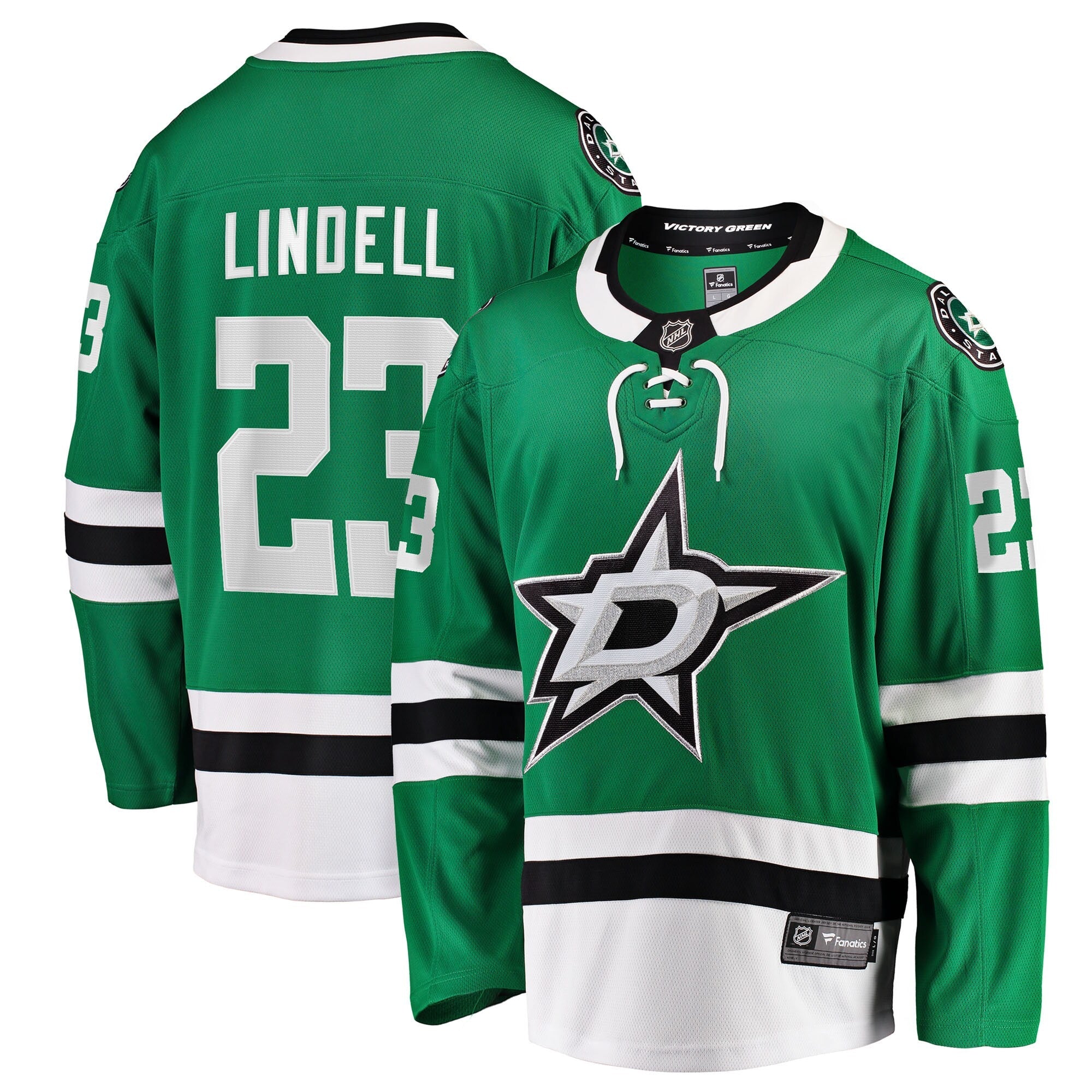 Dallas Stars Esa Lindell Fanatics Kelly Green Breakaway Jersey